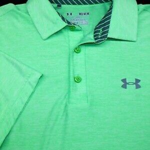 Under Armour Golf Polo Heathered Green